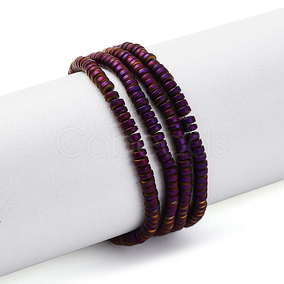 Electroplated Non-magnetic Hematite Beads Strands G-P571-A01-01G-1