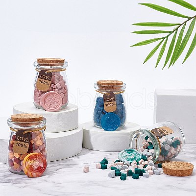 Sealing Wax Particles Kits for Retro Seal Stamp DIY-CP0003-60S-1