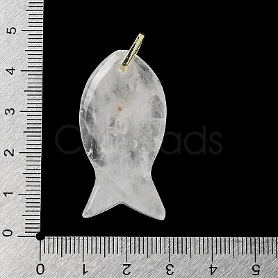 Natural Quartz Crystal Pendants X-G-Z102-02G-06-1