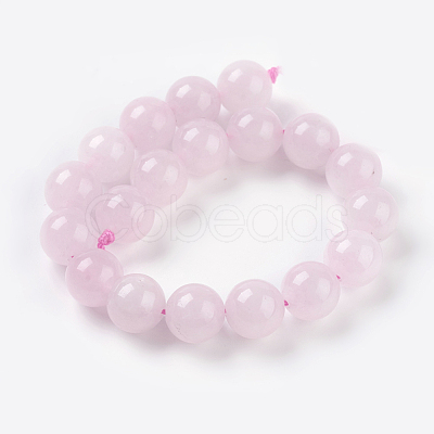 Natural Rose Quartz Beads Strands G-C076-10mm-3-1