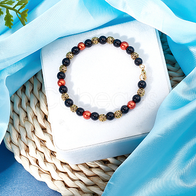 40Pcs 2 Colors Tibetan Style Alloy Beads FIND-CA0002-74-1
