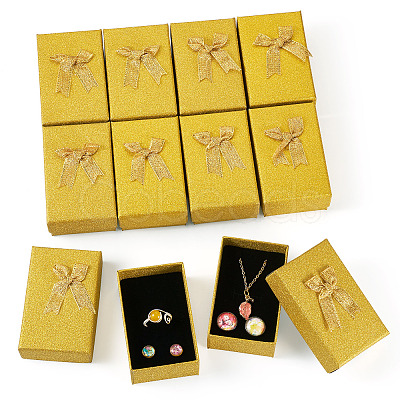 Cardboard Glitter Powder Jewelry Set Packaging Boxes LS-CON-TAC0008-08B-1