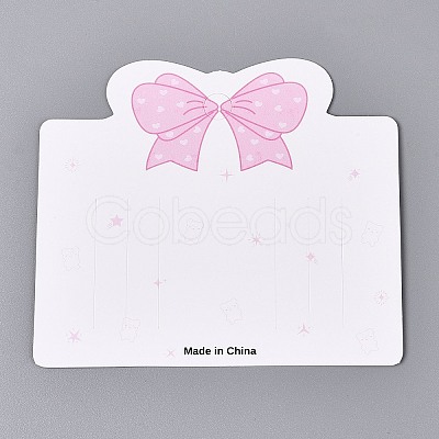 Cardboard Paper Jewelry Display Cards for Hair Clip Storage CDIS-N004-04-1