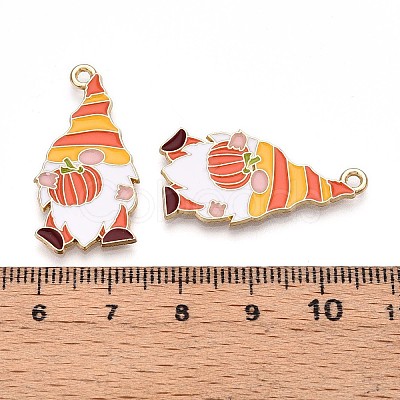 Alloy Enamel Pendants ENAM-T022-01A-1