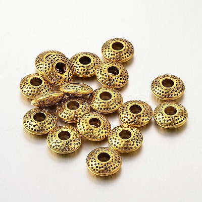 Tibetan Style Alloy Spacer Beads LS-TIBEB-R011-AG-LF-1