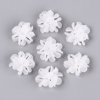 Frosted Transparent Acrylic Cabochons AC-N177-01A-01-1
