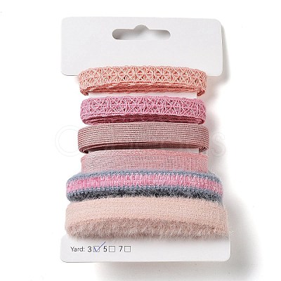 18 Yards 6 Styles Polyester Ribbon SRIB-C001-C03-1