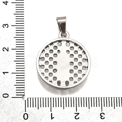 304 Stainless Steel Pendants STAS-B086-09H-P-1