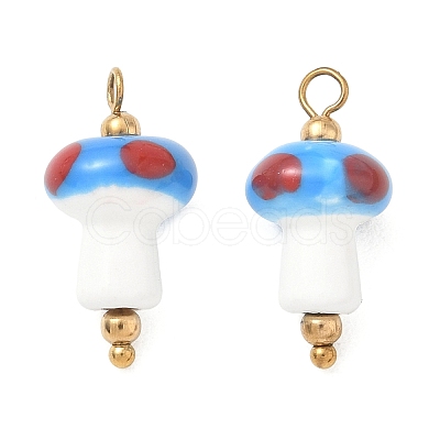 Handmade Porcelain Pendants STAS-Q119-28G-01-1