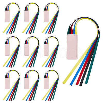 PU Leather Bookmark AJEW-WH0696-020C-1