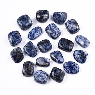 Natural Blue Spot Jasper Beads G-N332-014-1