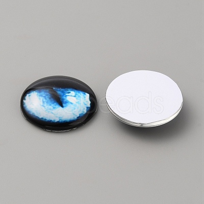 Glass Cabochons GLAA-WH0033-75H-08-1