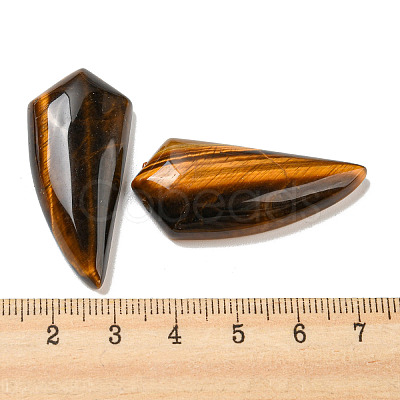 Natural Tiger Eye Pendants G-M417-04D-1