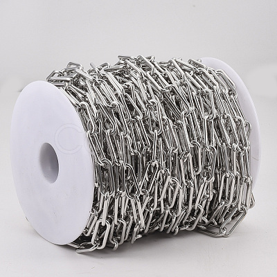 Unwelded Iron Paperclip Chains CH-S125-01A-P-1