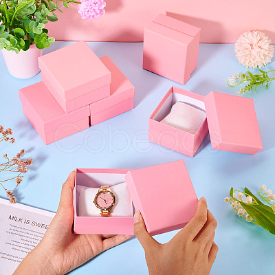 Square Paper Jewelry Bracelet Gift Boxes CON-TAC0010-91C-1