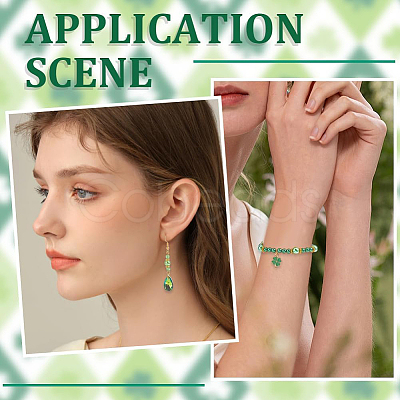 Saint Patrick's Day Acrylic/ABS Plastic Imitation Pearl OACR-SP0001-66A-02-1