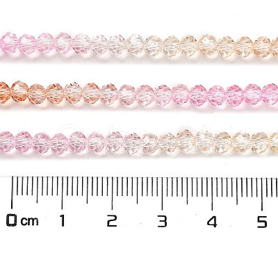 Transparent Painted Glass Beads Strands DGLA-A034-T4mm-A20-1