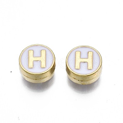 Alloy Enamel Beads ENAM-N052-006-01H-RS-1