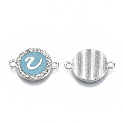 Alloy Enamel Links Connectors ENAM-TAC0003-01S-06U-1