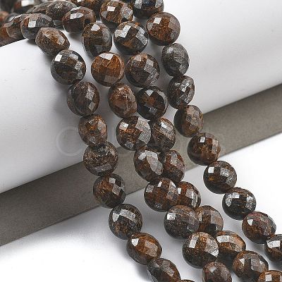 Natural Bronzite Beads Strands G-C179-A07-02-1
