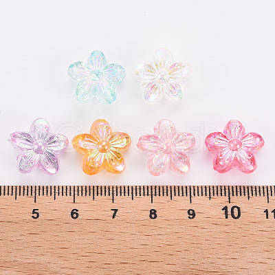 Transparent Acrylic Beads TACR-S154-45C-1