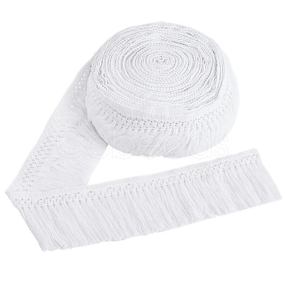 Cotton Cord Tassel Ribbon OCOR-WH0078-487B-03-1