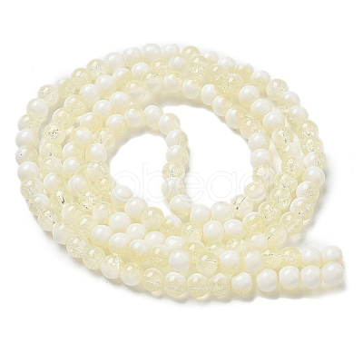Crackle Glass Beads X1-GLAA-U001-6mm-11-1