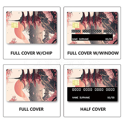 PVC Plastic Waterproof Card Stickers DIY-WH0432-019-1