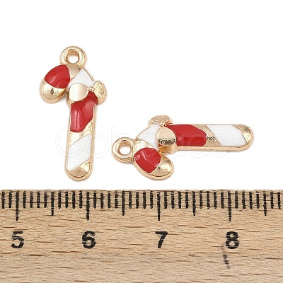 Christmas Alloy Enamel Pendants FIND-I067-02KCG-13B-1