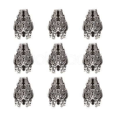 Brass Bead Caps KK-TA0007-23AS-1
