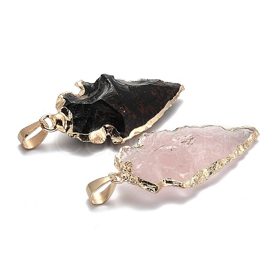 Natural Gemstone Pendants G-Q490-A-M-1