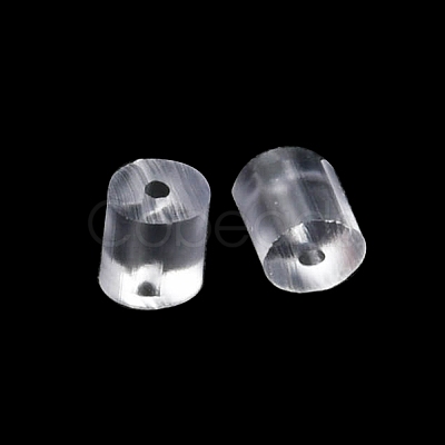 1300Pcs 2 Style Plastic Ear Nuts KY-YW0001-30-1