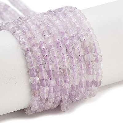 Natural Lavender Amethyst Beads Strands G-H042-B24-01-1