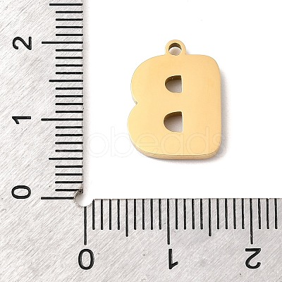 304 Stainless Steel Pendants STAS-K297-09B-G-1