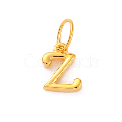 925 Sterling Silver Letter Charms with Jump Rings LS-STER-R008-01G-Z-1
