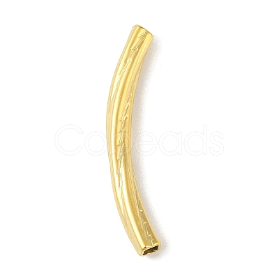 304 Stainless Steel Curved Tube Beads STAS-M071-03D-G-1