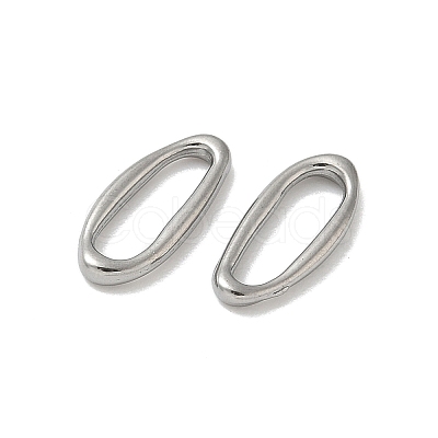 304 Stainless Steel Oval Linking Rings STAS-L300-010A-P-1