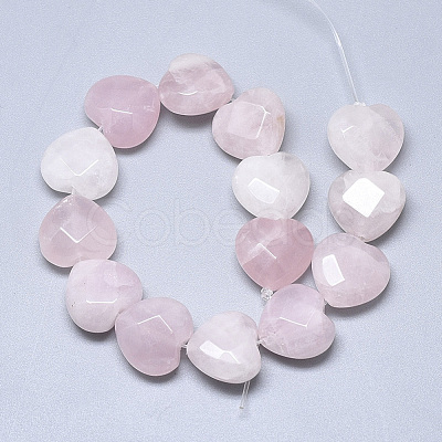 Natural Rose Quartz Beads Strands X-G-S357-E02-07-1