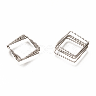 Non-Tarnish 304 Stainless Steel Open Jump Rings STAS-H133-14P-1