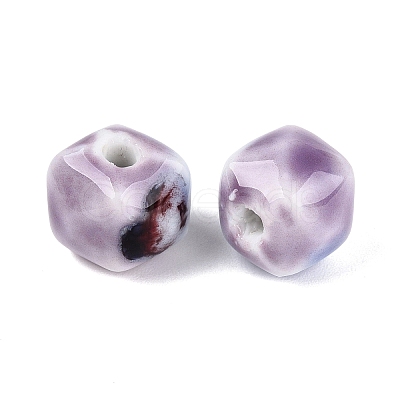 Vintage Handmade Porcelain Beads PORC-N013-18-16-1