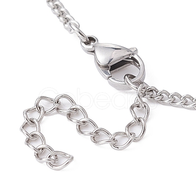 Tarnish Resistant 304 Stainless Steel Macrame Pouch Empty Stone Holder for Pendant Necklaces Making NJEW-JN04416-1