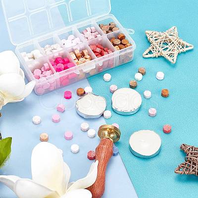 10 Colors Sealing Wax Particles DIY-CP0002-99-1