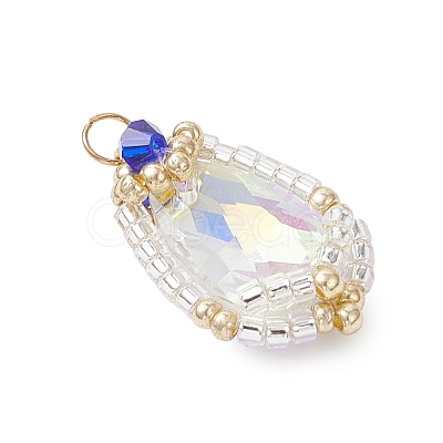 Glass Pendants PALLOY-MZ00961-04-1