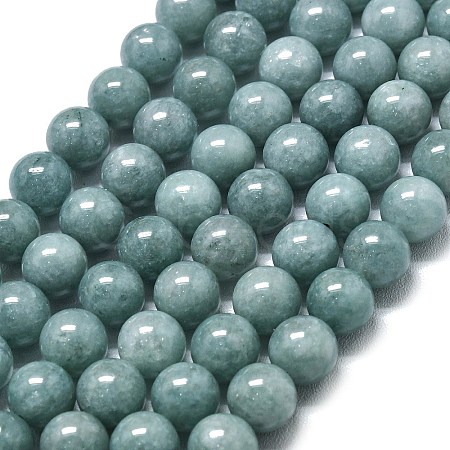 Natural Malaysia Jade Beads Strands G-L645-A01-8mm-12-1