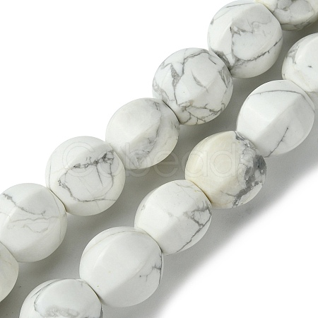 Natural Howlite Beads Strands G-H023-A16-01-1