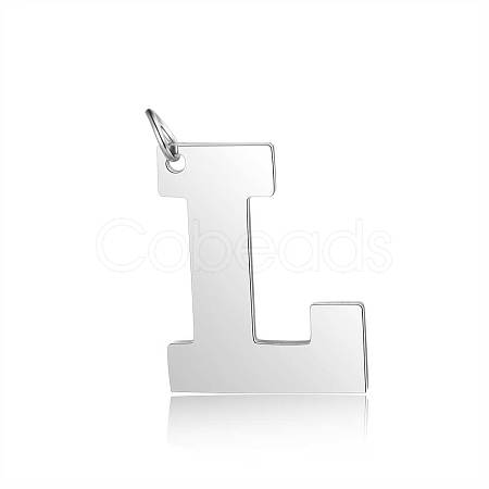 Tarnish Resistant 201 Stainless Steel Pendants STAS-S105-T585S-L-1