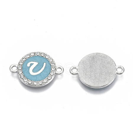 Alloy Enamel Links Connectors ENAM-TAC0003-01S-06U-1