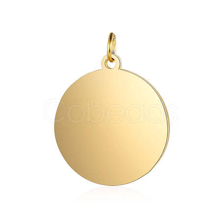 Ion Plating(IP) 304 Stainless Steel Pendants X-STAS-I311-33H-G-1