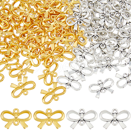 100Pcs 2 Colors Alloy Connector Charms FIND-FH0011-76-1