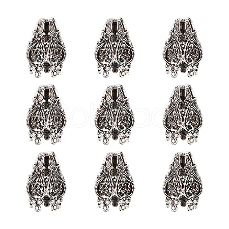 Brass Bead Caps KK-TA0007-23AS-1